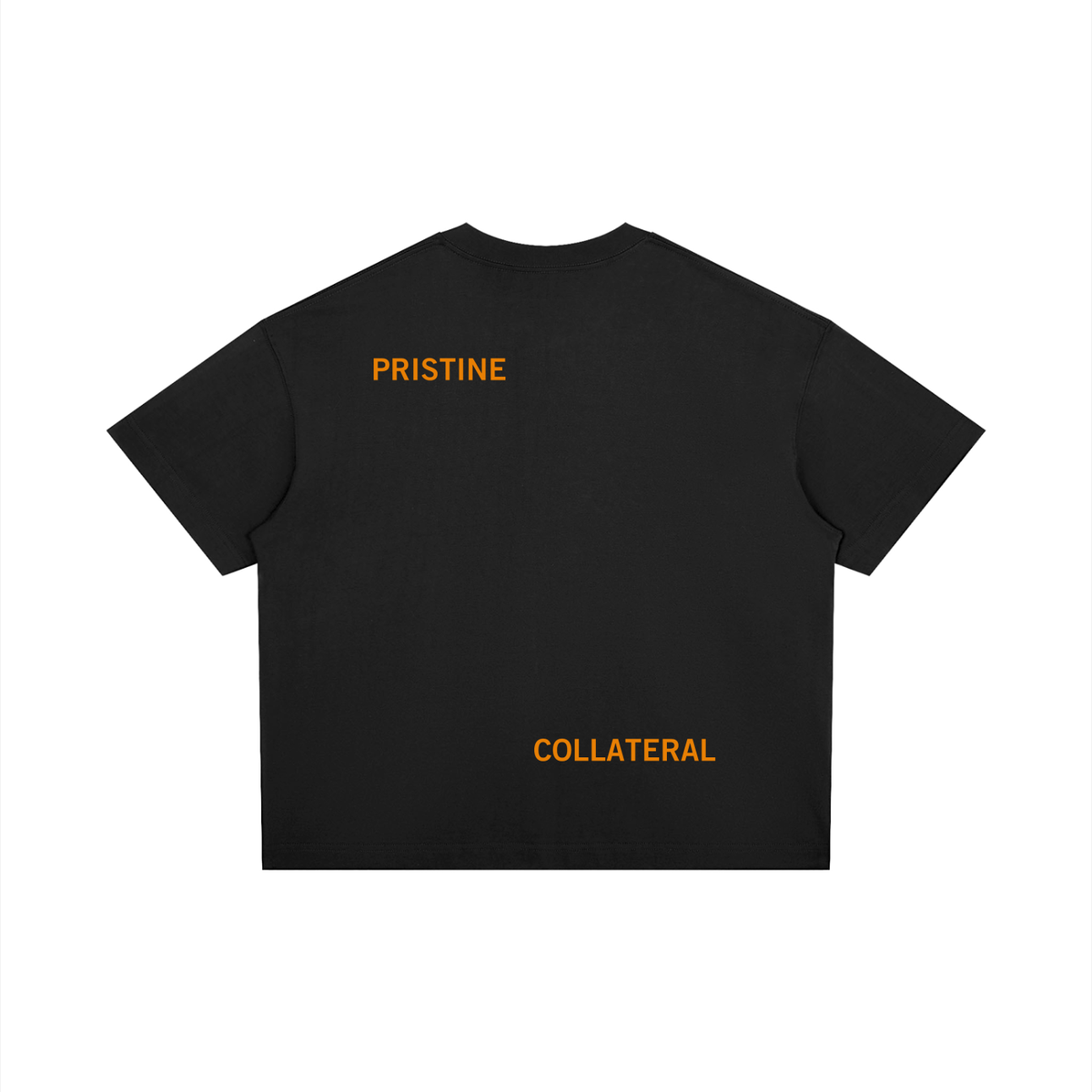 Unisex Boxy Drop Shoulder T-Shirt - Tiered Logo