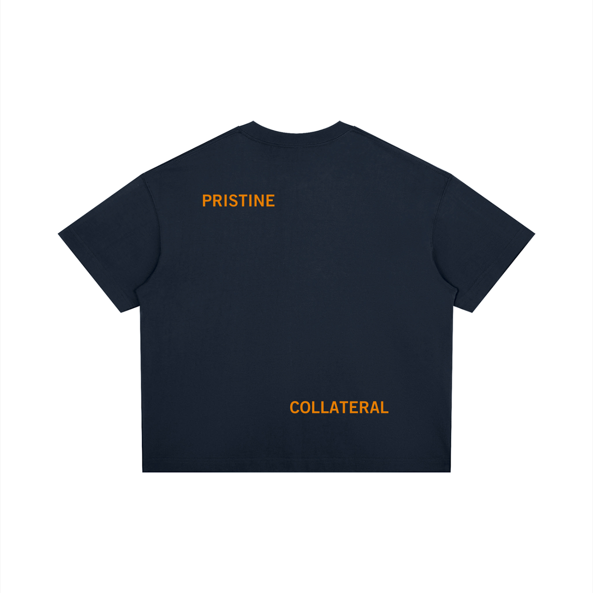 Unisex Boxy Drop Shoulder T-Shirt - Tiered Logo