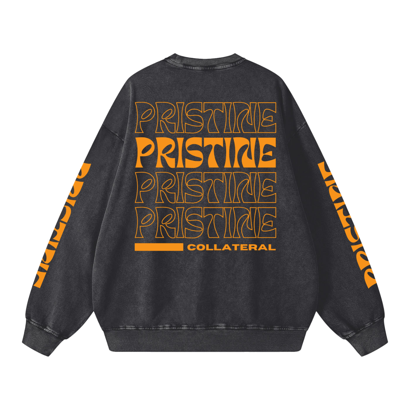 Pristine Collateral - Snow Washed Oversized Sweatshirt