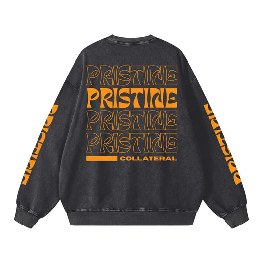 Pristine Collateral - Snow Washed Oversized Sweatshirt