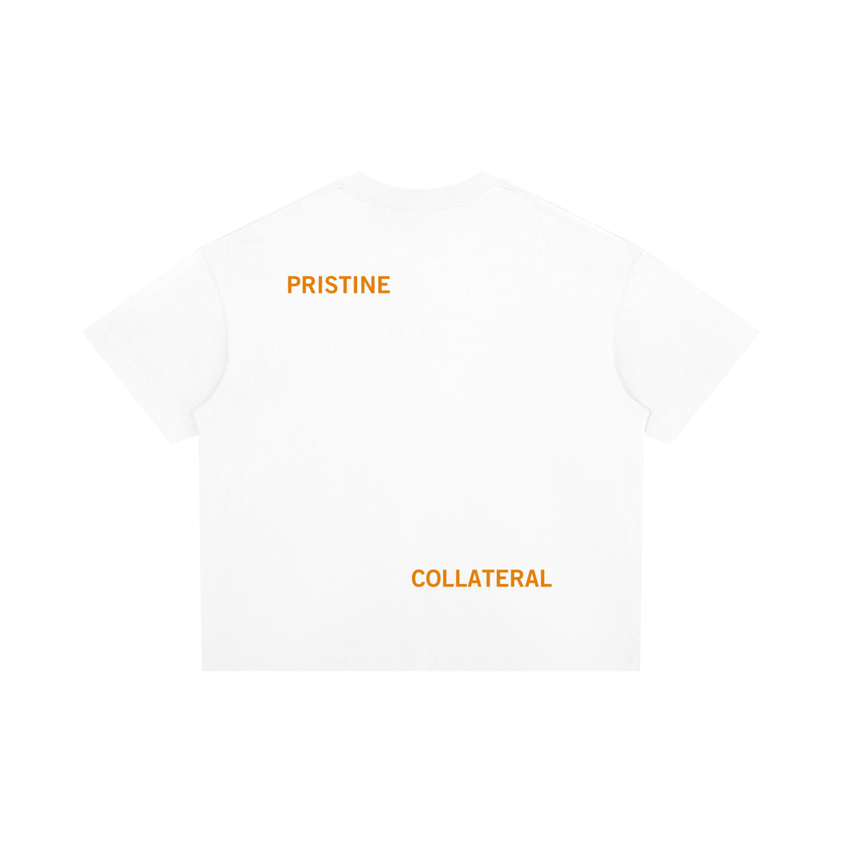 Unisex Boxy Drop Shoulder T-Shirt - Tiered Logo