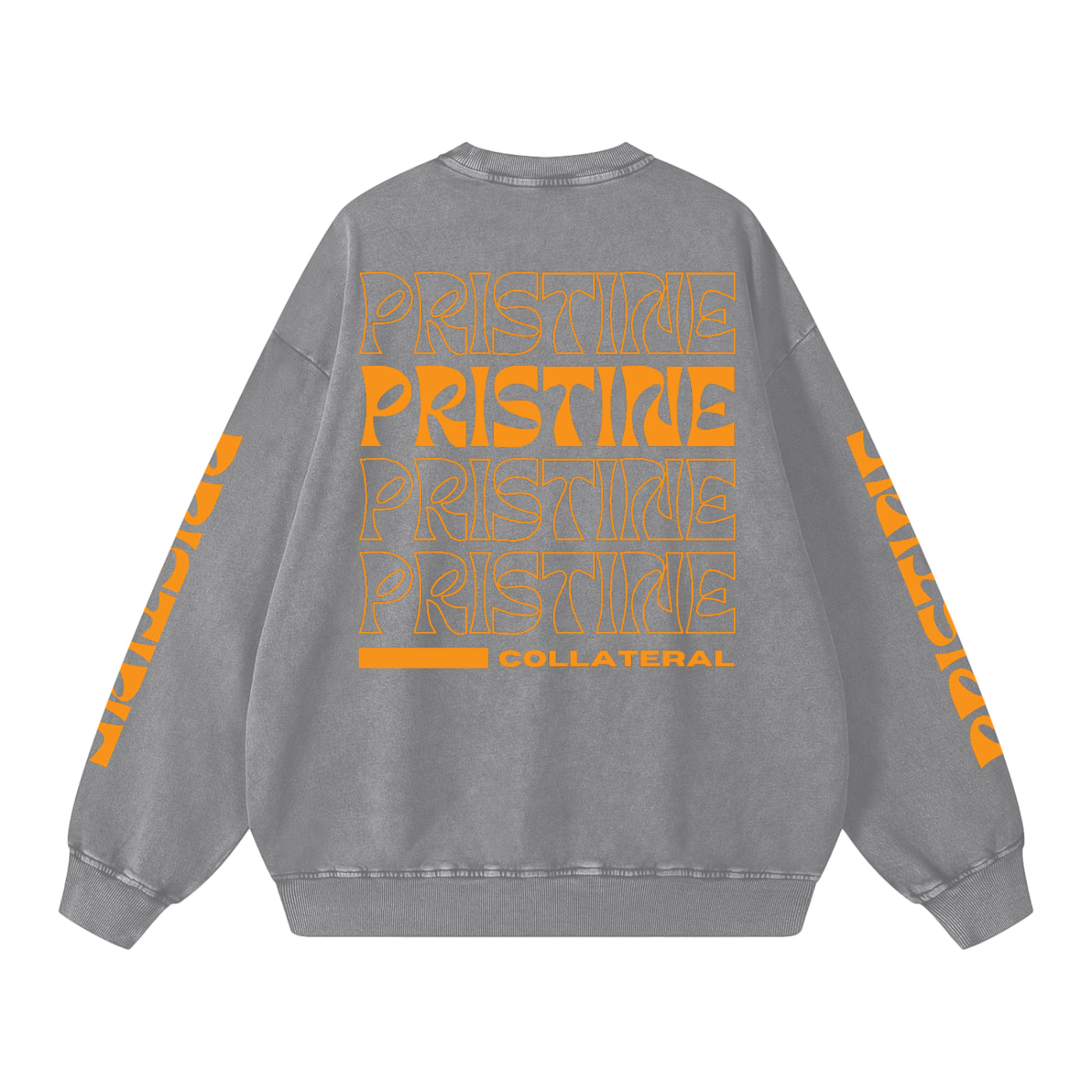 Pristine Collateral - Snow Washed Oversized Sweatshirt