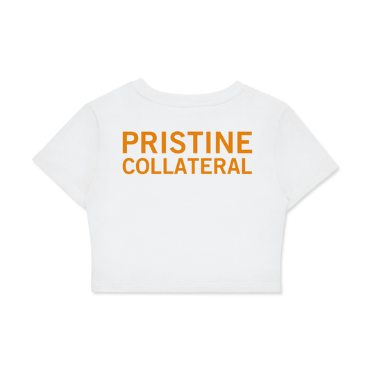 Pristine Collateral - Fitted Crop Cotton T-Shirt