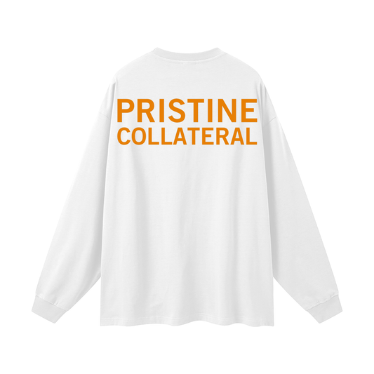 Pristine Collateral - Oversized Unisex Long Sleeve T-Shirt