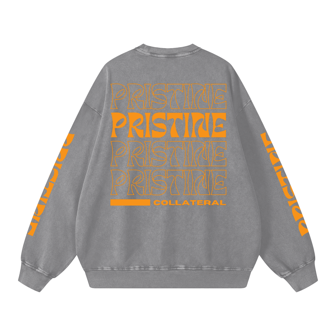 Pristine Collateral - Snow Washed Oversized Sweatshirt
