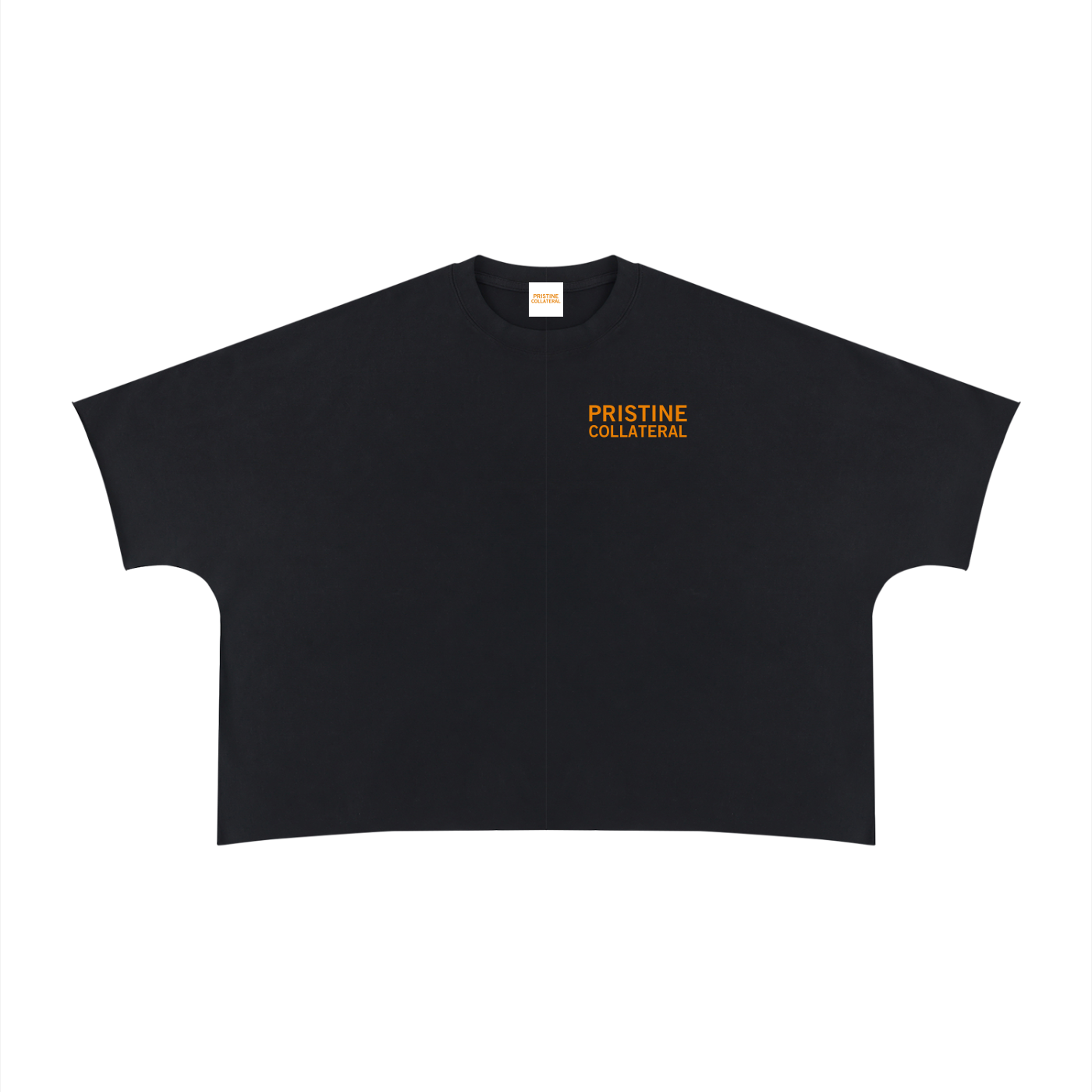 Unisex Heavyweight Boxy Raw Edge T-Shirt
