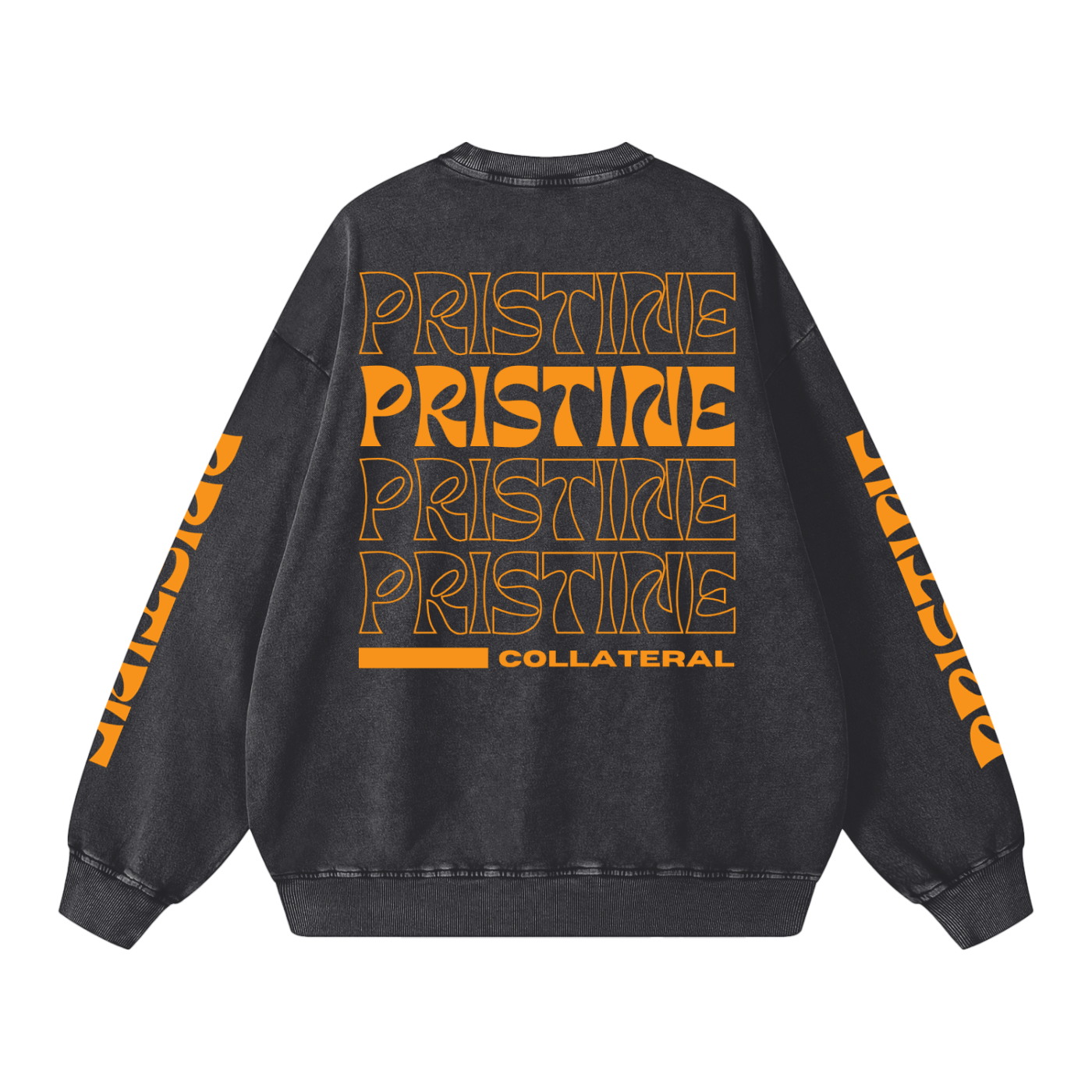 Pristine Collateral - Snow Washed Oversized Sweatshirt