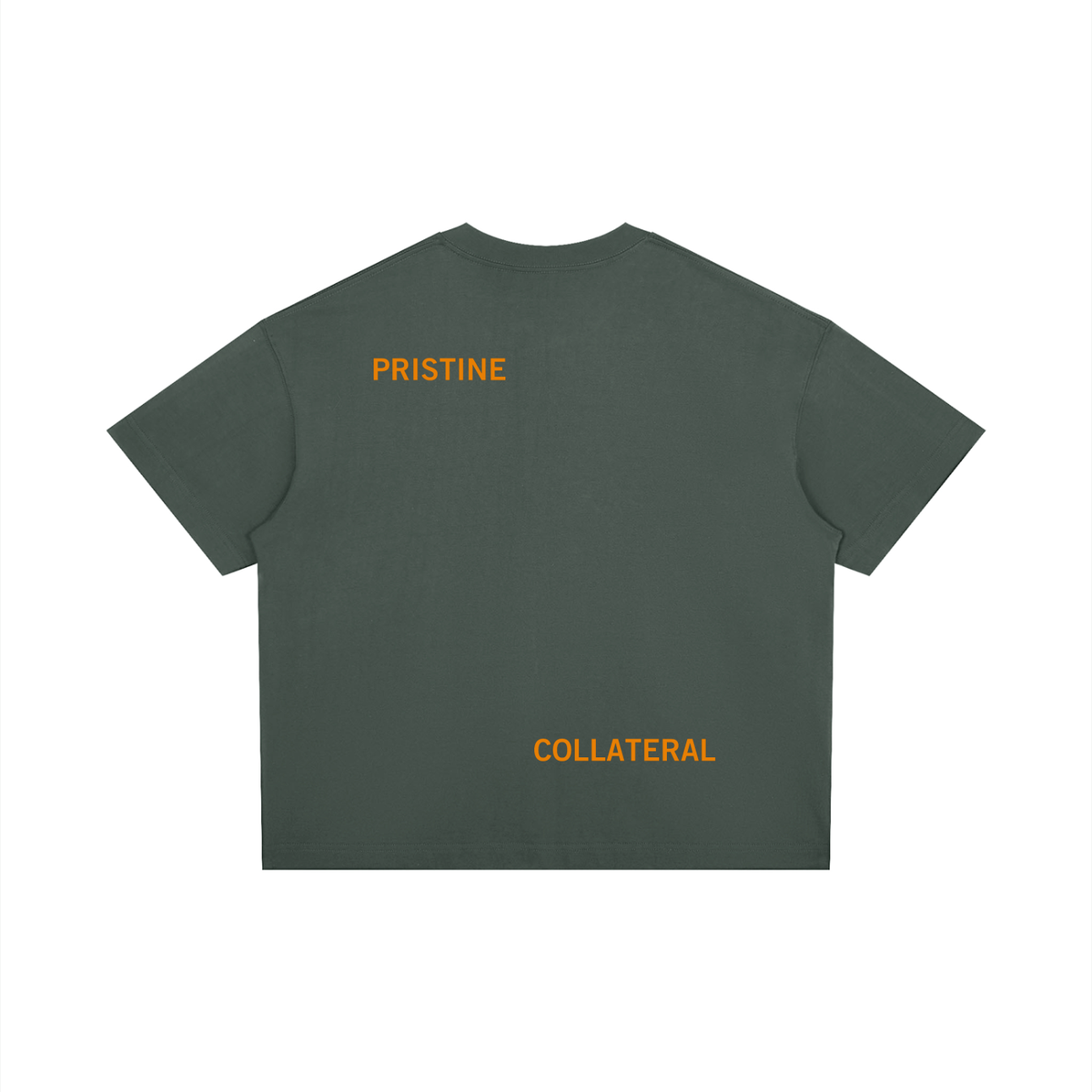Unisex Boxy Drop Shoulder T-Shirt - Tiered Logo