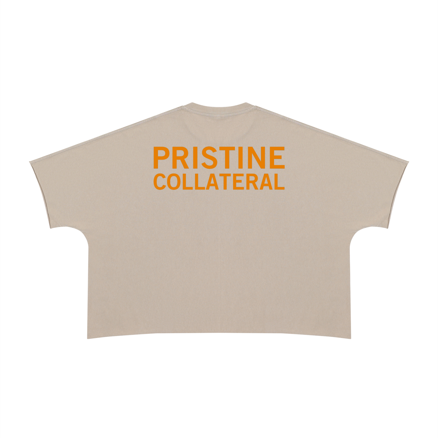 Unisex Heavyweight Boxy Raw Edge T-Shirt