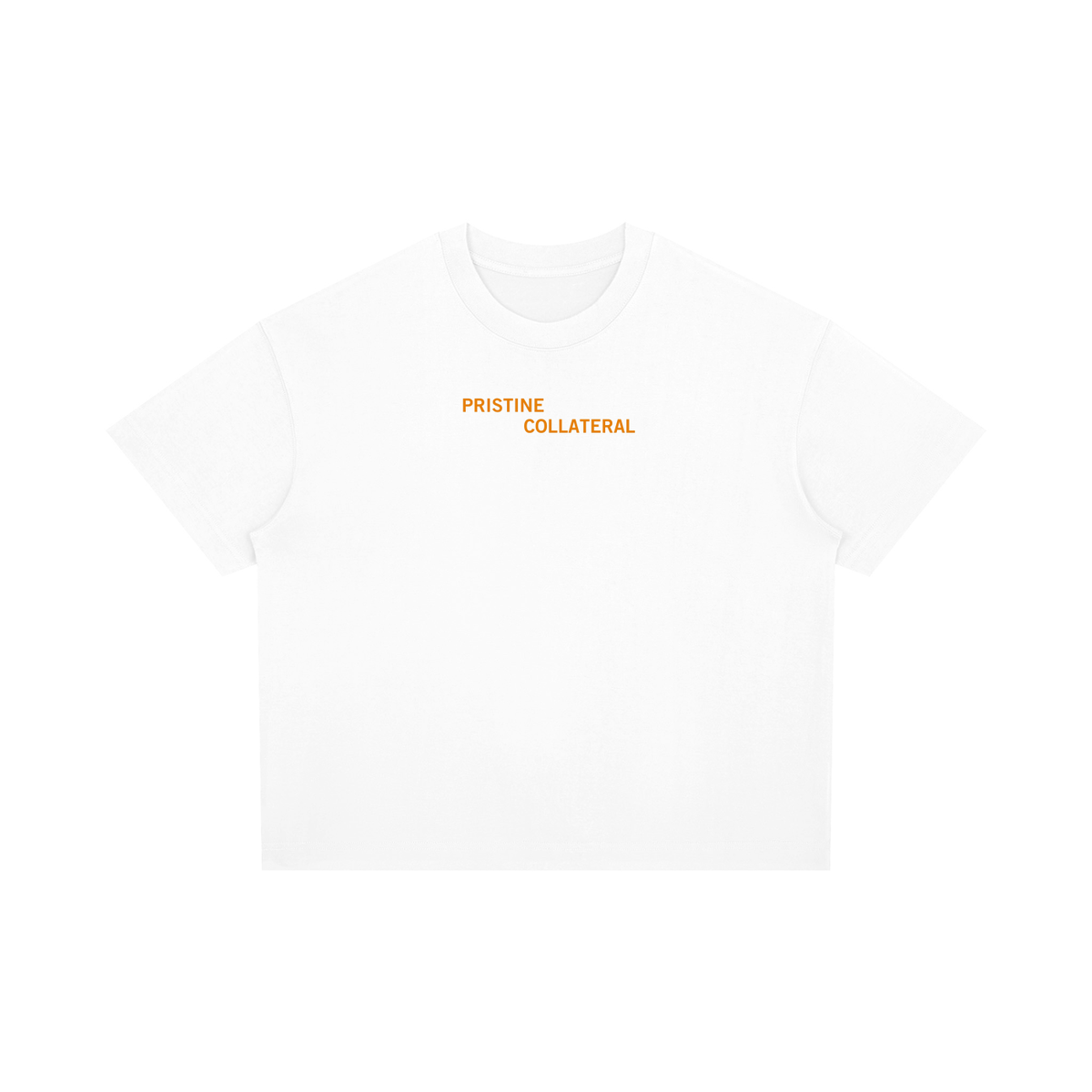 Unisex Boxy Drop Shoulder T-Shirt - Tiered Logo