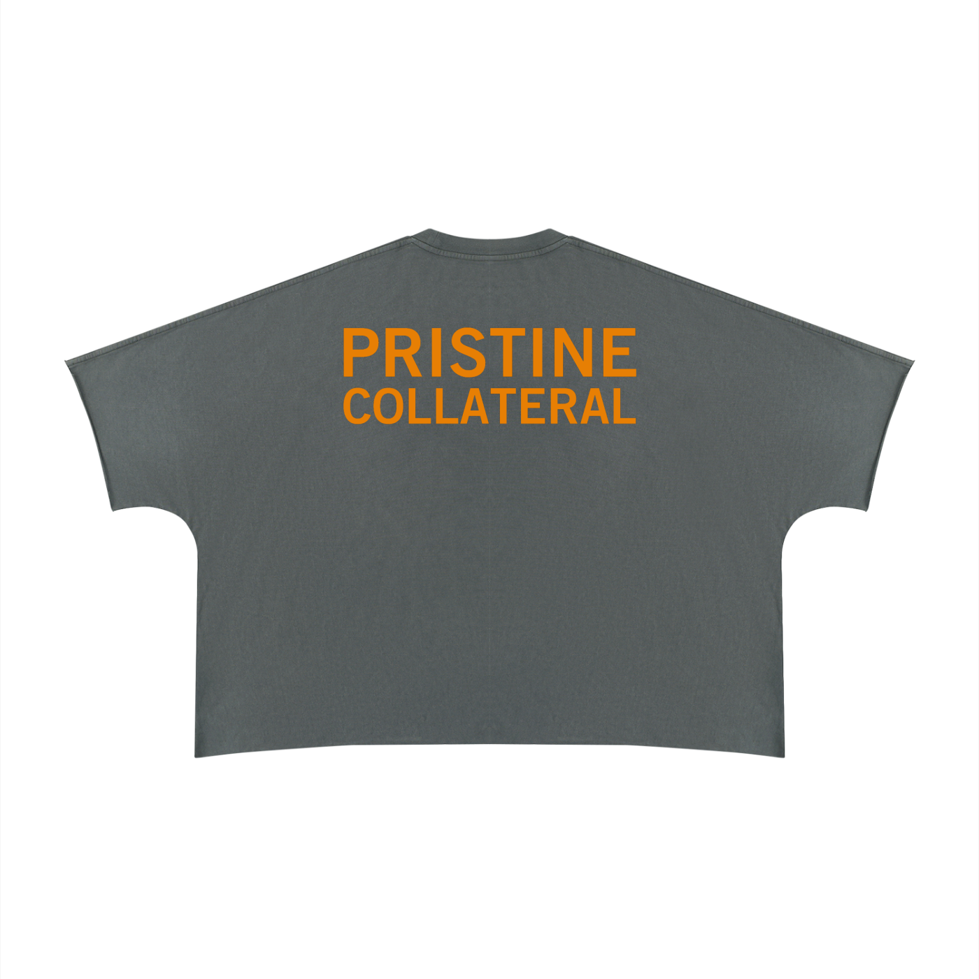 Unisex Heavyweight Boxy Raw Edge T-Shirt