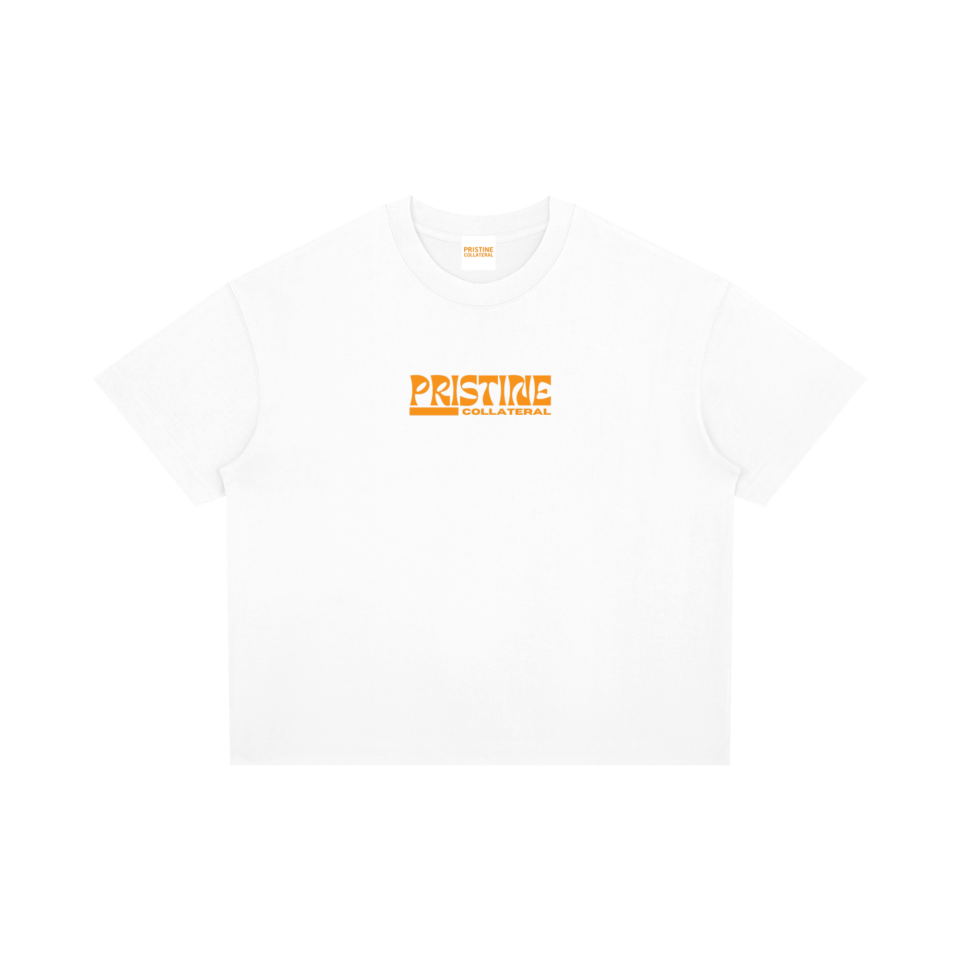Unisex Boxy Drop Shoulder T-Shirt - Tiered Logo