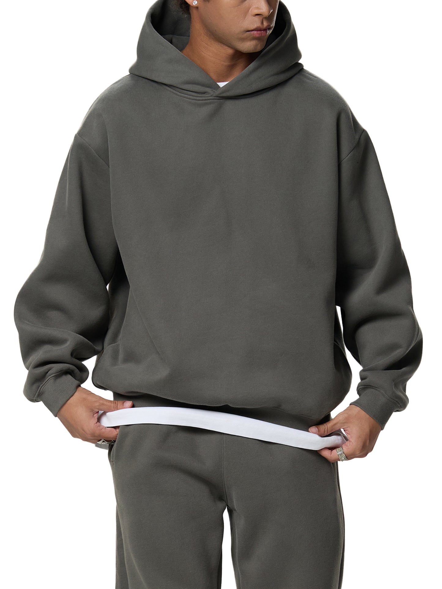 Pristine Collateral - Fleeced Boxy Hoodie