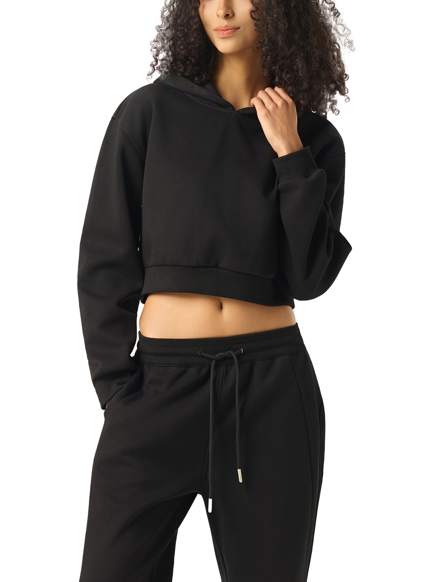 Pristine Collateral - Essential Cropped Hoodie
